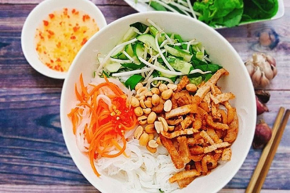 bánh tằm bì đặc sản An Giang