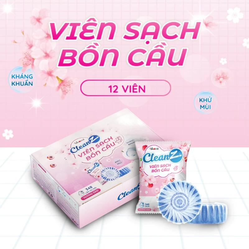 viên sạch bồn cầu cleanz